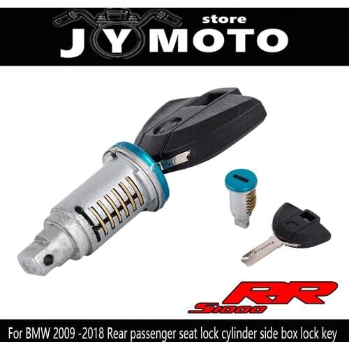 For BMW S1000RR S1000R Moto Padlock Rear Passenger Seat Lock Cylinder Side Box Lock Keychain 2009-2015 2014 2013 2013 2011 2011