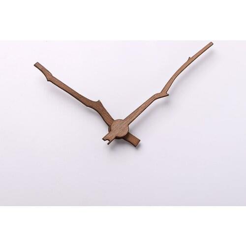 High quality 10sets DIY Wall Quartz Clock wooden Hands for 10 12 inch clock Walnut wood pointers Repair Tool Parts Kit set