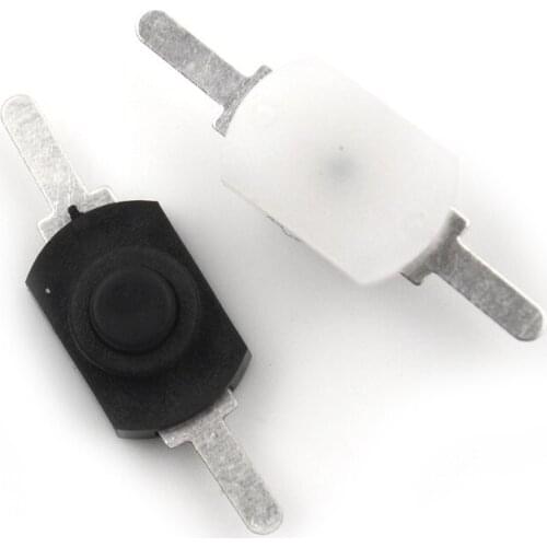 10PCS 12*8MM DC 30V 1A Black On Off Mini Push Button Switch For Electric Torch 1208YD