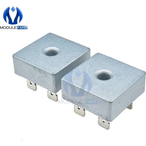 10PCS 15A 1000V KBPC1510 Diode Bridge Rectifier Single Phase Bridge Rectifier 4 Terminals Single Phase Half Wave Low Power Loss