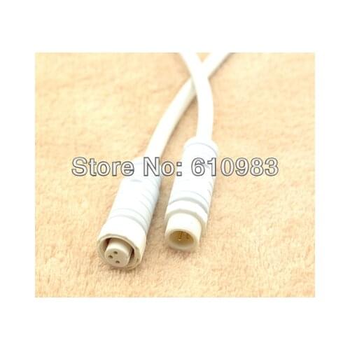 10 Pieces LED strip M12 3Pin Plug to Jack Cable LED Light Waterproof Cable Connector Male to Female Cable