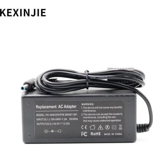 19.5V 3.33A 65W 4.5*3.0 AC Power Adapter Charger Power Supply for HP Laptop Adapter Pavilion 15 Envy 17