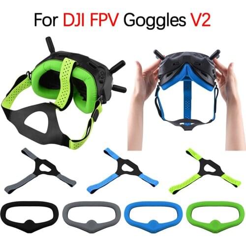 For DJI FPV Combo Drone Goggles V2 Adjustable Breathable Headband Leak-proof Light-shielding Sponge Cover Blindfold Accessories