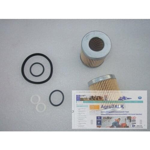 Fuel filter element with O rings for Shenniu Bision tractor SN250 / SN254 with engine 295T, part number