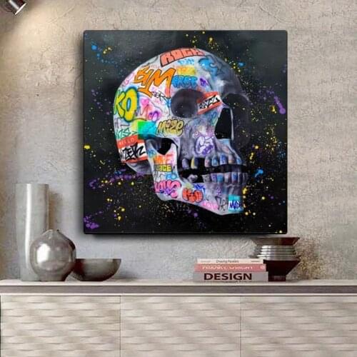 Graffiti Art Game Board Canvas Art Poster and Printing Abstract Game Handle Canvas Painting Room Childrens Room Decoration