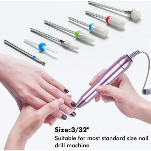Ceramic Nail Remover Polishing Head Cleaning Tool Nail Polishing Cleaning Tool Set For Craft Enthusiast