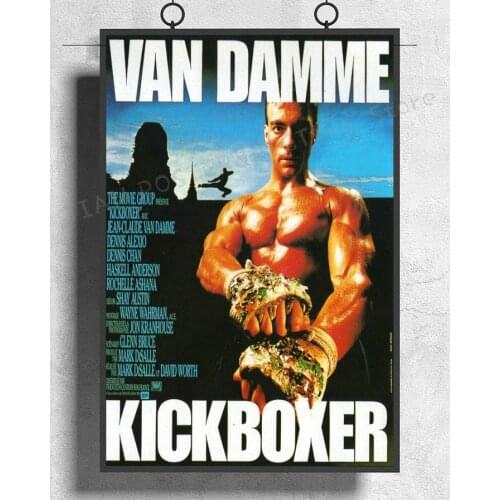 NJ406 KICKBOXER Movie Van Damme RARE Wall Sticker Silk Poster Art Home Decoration