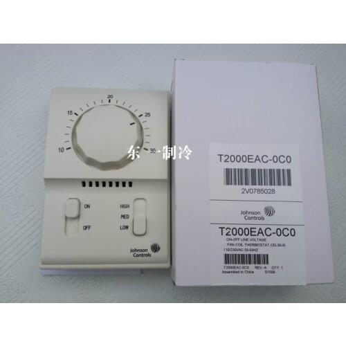 Original JOHNSON Johnson T2000EAC-0C0 single cold central air conditioning mechanical thermostat fan coil