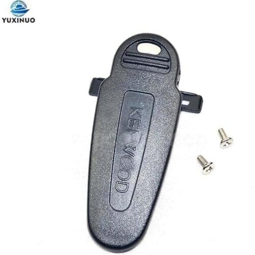 Original KBH-12 Belt Clip with Screws for Kenwood TK-3360 TK-2360 TK-3170 TK-3160 TK-3140 2170 2160 2140 3178 3148 Walkie Talkie