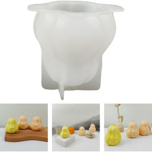 Clear Silicone Mold DIY Outdoor Halloween Party Pumpkin Epoxy Resin Casting Soap Jewelry Making Modeling Window Home Decors
