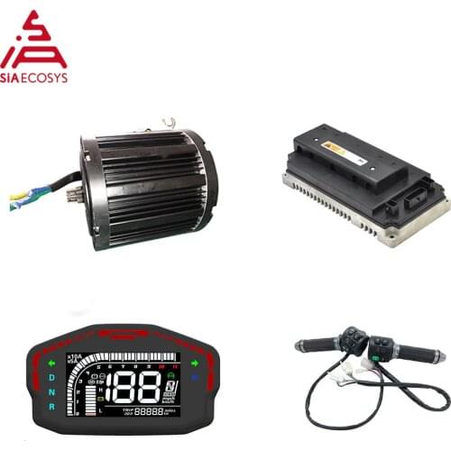 QSmotor 138 72V 100KPH 3kw Mid drive motor 3000w power train kits with motor controller sprocket type