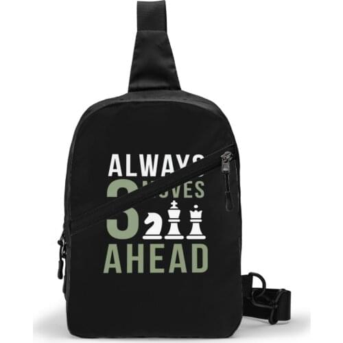 Chess Chest Bag Waterproof Cheap Sling Bag Polyester Outdoor folding Pouch Bag