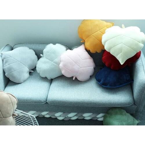 Nordic Wind Hot Style Leaves 3D Pillow Household Car Collision Avoidance By Children Bed Bedroom Decoration