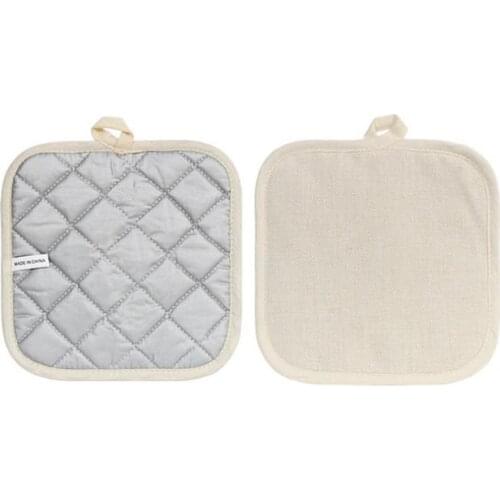 Sublimation Blank DIY Cushion Kitchen Plate Bowl Pot Insulating Mat High Temperature Resistance Pads Table Decoration SN519