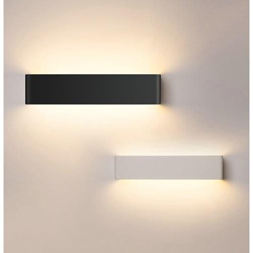 LED Wall Lamp Modern Light Fixture Indoor Wall Sconce 6W 12W 18W Minimalist Stair Bedroom Bedside Lamp Home Indoor Lighting