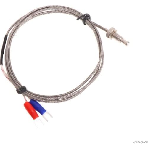 M6 Screw Probe K Type Thermocouple 1m Industrial Temperature Sensor Cable Wire M22 21 Wholesales
