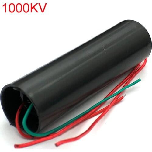 1000 KV 1000KV Ultra-High Voltage Pulse Inverter Arc Generator Ignition Coil Module Boost Step Up Power 0.5A-1A DC 3.7V-7.4V