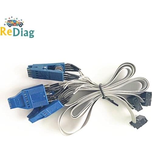 Soic Clip 8pin work for Jan Version Tacho Pro NO. 42/43/44 8PIN Cable EEPROM DIP-8CON SOIC-14CON SOIC-8CON
