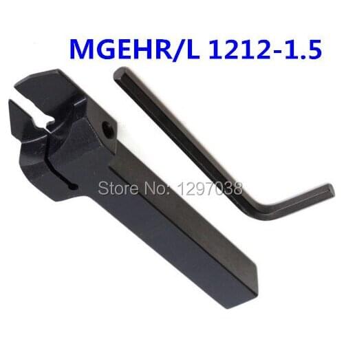 1PCS MGEHR/L 1212-1.5 External Grooving Turning Tool Holder Shank Diameter 12*12mm CNC lathe tool for MGMN150 Insert