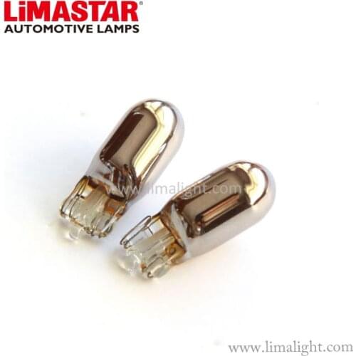 10pcs W5W T10 158/194 Chrome Amber Color Light Bulbs 12V 5W Replacement Bulbs License Plate lights 3rd STOP lamp Parking lights
