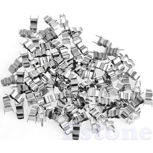 100Pcs 5*20mm Fuse Holder Clips Glass Quick Fast Blow Fuses Holder
