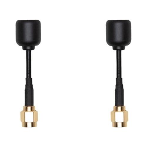 2pcs/set 5.4GHz-6GHz LHCP Antenna with MMCX 90°/MMCX Straight/SMA [RP-SMA MALE] Connector for DJI Digital FPV System