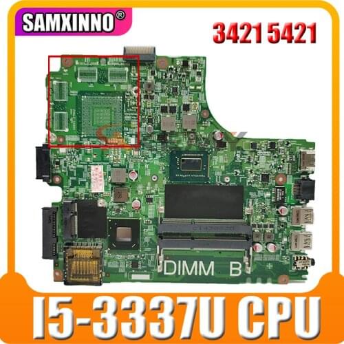 Akemy For dell inspiron 3421 5421 laptop motherboard with i5-3337U DDR3 5J8Y4 mainboard test 100% OK