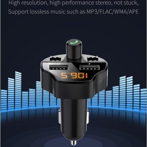 G15 Car Mp3 Player Bluetooth Car Charger Wireless Car Kit Hands-Free Calling Car Kit Dual Usb Fm Transmitter Car Bluetooth Hands