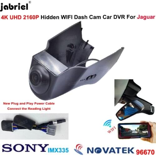 4K Car Dvr Dash Cam 2160P Wifi Cameras Driving Recorder for Jaguar F-Type 2014 2015 2016 2017 2018 For Jaguar XJR XJ 2016 2017