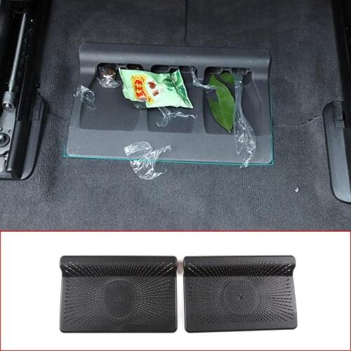For Mercedes-Benz GLE GLS Class 350 400 W167 X167 2020 ABS Black Seat Under Air Outlet Frame Trim Car Interior Accessories