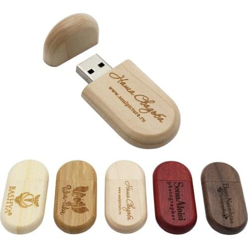 1PCS free custom logo USB 2.0 Flash Drive Memory Stick+Packing Box pendrive 4GB 8GB 16GB 32GB 64GB photography gift