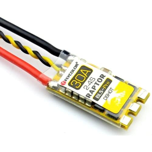 1 Piece Flycolor Raptor BLS Pro 20A/30A BLHeli-S ESC Speed Controller Dshot Supported for FPV RC Quadcopter Drone F20060/1