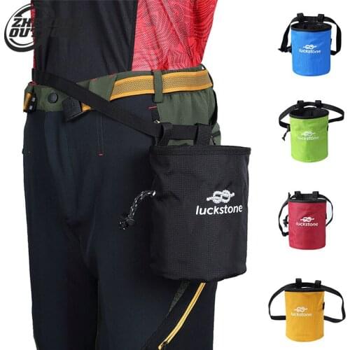 Anti-talcum powder bag bouldering rock climbing waist hanging magnesium powder bag gymnastics fitness powder for parallel bars