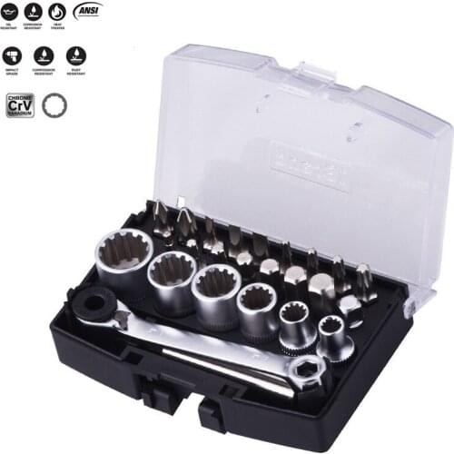 29Pcs Mini Hexagon Screwdriver Set Plum Blossom Socket Screwdriver Bicycle Computer Household Special-Shaped Repair Tool