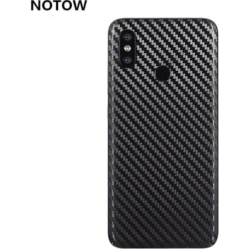 NOTOW Fashion 3D Carbon Fiber Back Paste Protective Film Sticker For xiao mi8/mix2/mix2s Decorative color film stickers