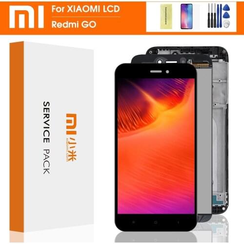 Original 5.0" For Xiaomi Redmi Go LCD Display Screen With Frame+Touch Screen Panel Digitizer For Redmi GO Display