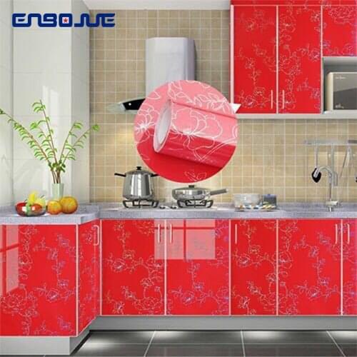 0.4x2M Self-adhesive Cabinets Creative Wallpaper Furniture Cupboard Wardrobe Fridge Door Renovation PVC Waterproof Wall Stickers