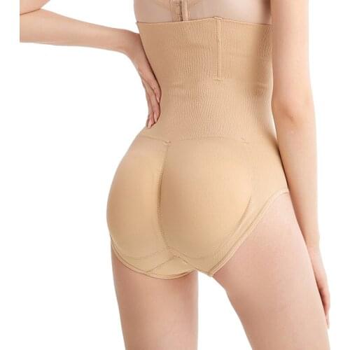 Sexy Women High Waist Lace Butt Lifter Body Shaper Underwear Tummy Control Panties Boyshort Pad Shorts Hip Enhancer Shapewear