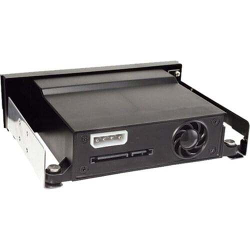 SATA Internal Tray-less Mobile Rack for 2.5" or 3.5" SSD HDD Hard Drive Backplane Enclosure
