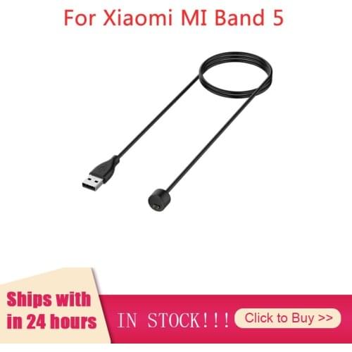 Charging-Cable for Xiaomi Bracelet 5 Original Charging Cable Magnetic Adsorption Charging 50CM For MI Band 5 smart watch 700MA