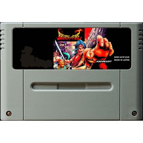 16Bit Games ** Breath of Fire 1 ( PAL EUR Version!! English Language!! )