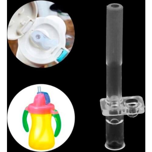 5Pcs Children Bottle Straw Liquid Silicone PP Sippy Drink Cup Accessories For Children Bottle