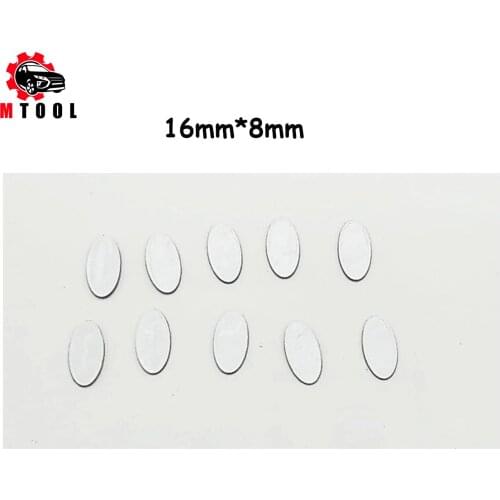 5 pcs/lot 16*8mm Car Key Shell Sticker Logo For Hyundai Emblem Badge Aluminum DIY metal car key logo black white color