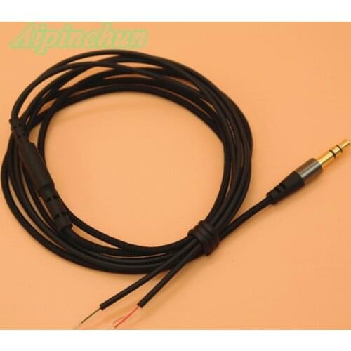 Aipinchun 3.5mm 3-Pole Jack DIY Audio Earphone Cable Repair Replacement Headphone OFC Wire A11