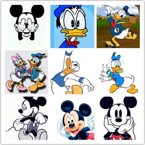 Disney Chassical Anime Mickey Mouse 5D Diy Diamond Painting Diamond Embroidery Mosaic Home Decor