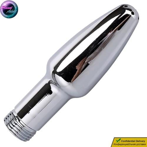 Bullet Shape Anal Cleaner Head Butt Prostate Cleaning BDSM Bandage Prepare Tool Sex Toys for Women Lesbian Gay Couple Sexual Toy