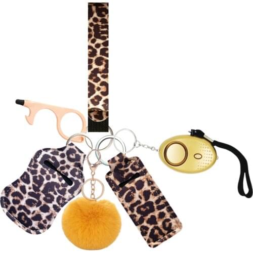 Self defense keychain for women, Girls portable keychain with Personal Safety Alarm