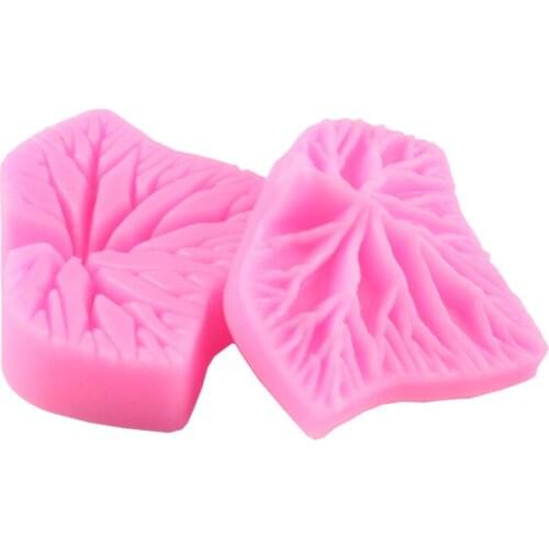 2PCS Maple Leaf Shape Silicone Mold Sugarcraft Cake Decoration Tools Soap Mold Leaves Fondant 3D Mould Gumpate Tools