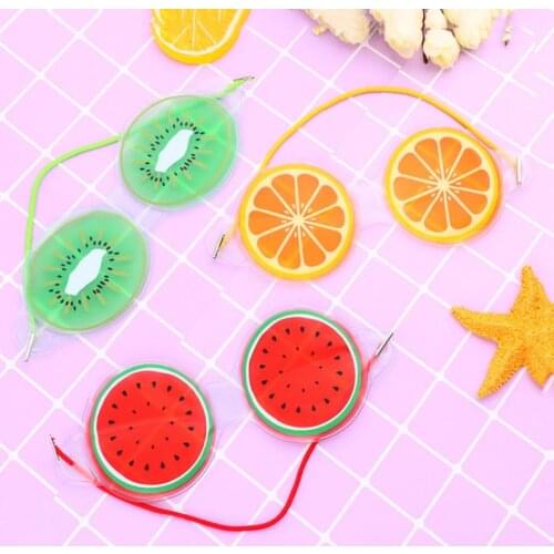 Fruit Pattern Ice Compress Eye Patch Relieve Fatigue Remove Black Eye Bags Cosmetic Ice Compress Eye Mask Relieve Eye Fatigue