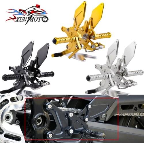 Motorcycle Adjustable Rider Rear Set Rearsets Footrest Foot Rest Pegs for 2018 2019 Kawasaki Z900RS Z900 RS Accessories